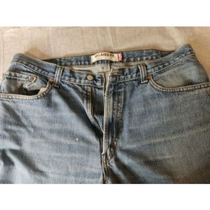 Mens Levis 550 Relaxed Fit Blue Jeans size 34 x 38